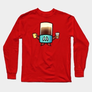 Coffee Tank Guy Long Sleeve T-Shirt